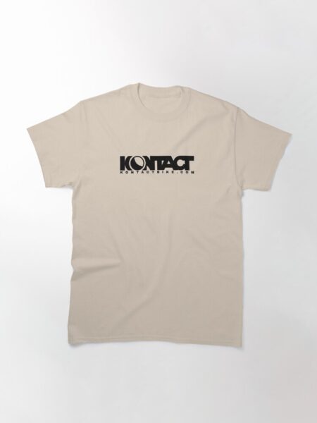 Black Kontact Logo T shirt